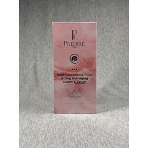 Prédiré Paris Snail Concentrate Triple Acting AntiAging Cream & Serum New Sealed